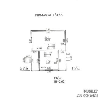 Vasarnamis Druskininkuose, Latežerio k., Kranto g. 17 – pradinė kaina 64 152 €