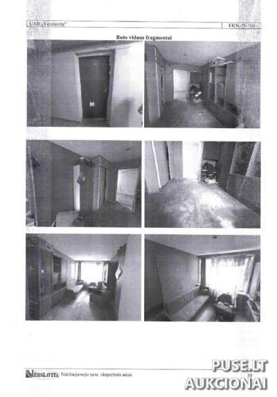 Butas Marijampolėje, Parko g. 20 - varžytynės, pradinė kaina 1280 EUR