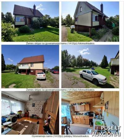 Žemės sklypas ir sodyba Šilalėje, Šaukliškės g. 13 — pradinė kaina 32 000 EUR (aukcionas 2025-10-15 – 2025-11-14)