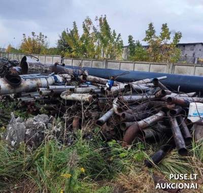 Metalo laužas Šiauliuose (Pramonės g. 10A) – plieniniai vamzdžiai nuo 215 EUR/t