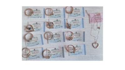 Panevėžyje: juvelyriniai dirbiniai (22 g, 13 vnt.) – pradinė kaina 871 EUR