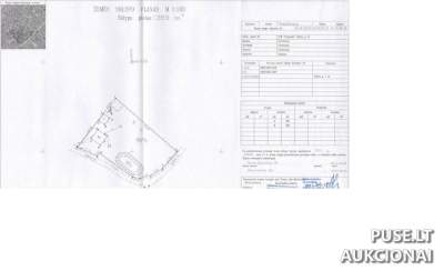 Žemės sklypas Švenčionių mieste, Vyšnių g. 11 – pradinė kaina 34 400 EUR