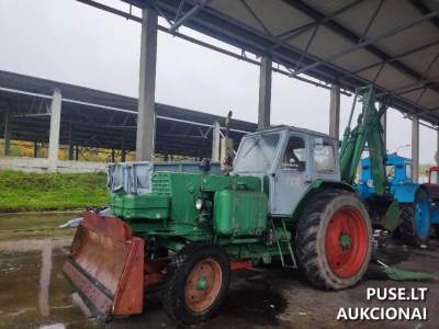 Ekskavatorius JUMZ-6 (1982) aukcionas Kaišiadoryse - pradinė kaina 2250 EUR