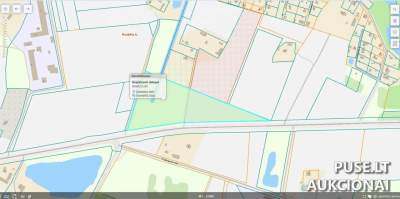 Žemės sklypas Panevėžio r. Naujikuose (žemės ūkio paskirtis) – pradinė kaina 4 640 EUR