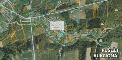 Žemės sklypas Kartenoje, Alanto g. 41 — pradinė kaina 16 656 EUR, 0,25 ha