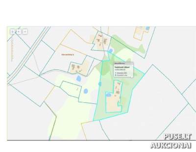 Žemės sklypas Vilniaus rajone, Vibrantiškių k. – pradinė kaina 6 600 EUR