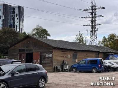 Lentpjūvė Kaune, Geležinkelio g. 3 — gamybinis pastatas aukcione nuo 9 600 EUR
