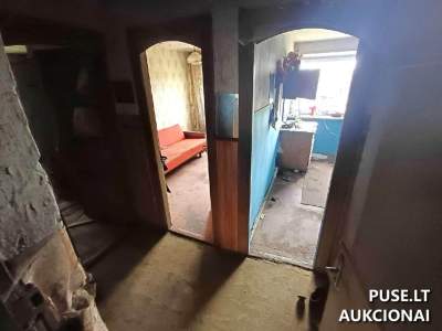 Butas Telišionių kaime, Pakruojo r. sav. – 54,59 m², pradinė kaina 485 EUR
