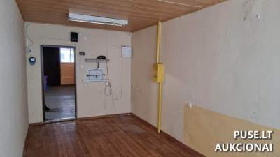 Kasos patalpa Utenoje, J. Basanavičiaus g. 94 - pradinė kaina 7 972 EUR