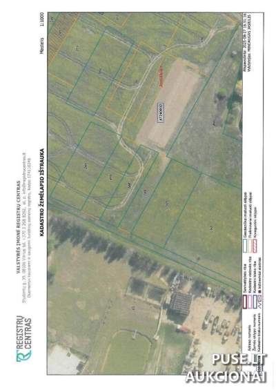 Žemės ūkio paskirties sklypas Joniškio rajone, Gataučių kaime, 0.07 ha, pradinė kaina 205 EUR