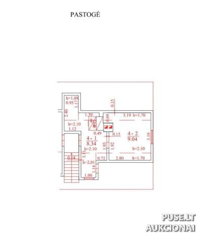 Parduodamas butas Kelmėje, Žemaitės g. 27 — pradinė kaina 1512 EUR (aukcionas)