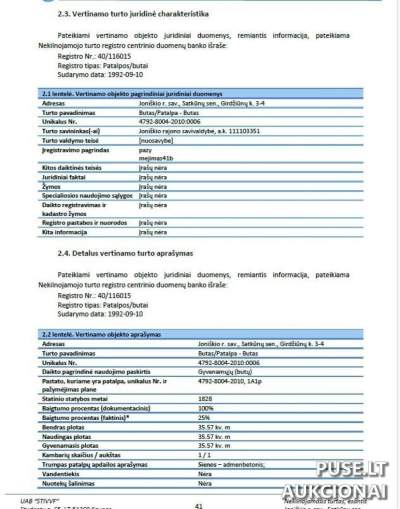 Butas Girdžiūnuose, Girdžiūnų g. 3-4, Joniškio r. – pradinė kaina 760 EUR