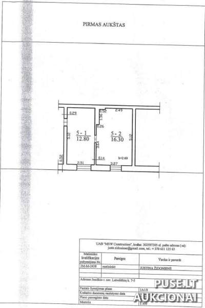 Butas Latveliškių kaime, Joniškio rajone – 760 EUR | ~29 m²