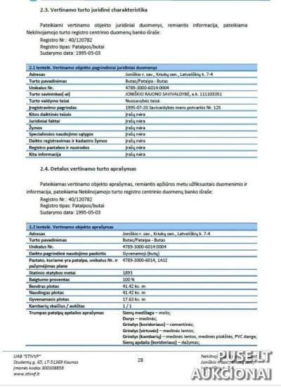 Butas Joniškio rajone, Latveliškių kaime, namas 7 - pradinė kaina 1 010 EUR