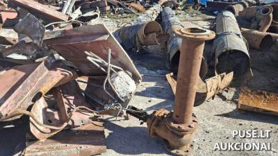 Negabaritinis juodo metalo laužas Visagine (Elektrinės g. 34) – 1000 t, kaina 203000 EUR