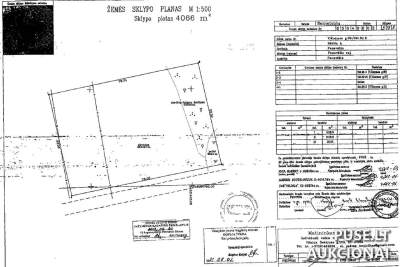 Žemės sklypas Panevėžyje, Vlado Kuzmos g. 29 - 0.41 ha dalis - pradinė kaina 5 512 EUR