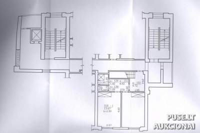 Gyvenamoji patalpa Akademijoje, Kauno r. – Jaunimo g. 4, 13,7 m², pradinė kaina 14 800 EUR