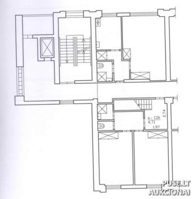 Gyvenamoji patalpa Kaune, Jaunimo g. 4A - 14 700 EUR, 13,57 m²