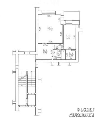 Butas Akademijoje, Kauno r. (Pilėnų g. 2) – 50 500 EUR, 38 m²