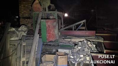 Juostinės pjovimo staklės (bekeris) Plungėje – pradinė kaina 800 EUR