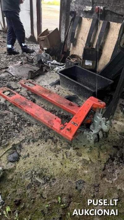 Palečių vežimėlis (ilgasis, oranžinis) Plungėje – pradinė kaina 160 EUR