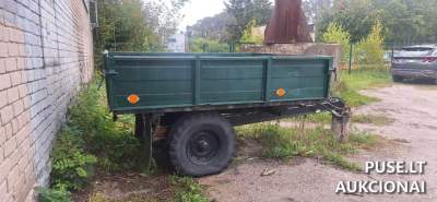 Priekaba Lidagropromash 1PTS-2 parduodama Klaipėdoje – pradinė kaina 500 EUR