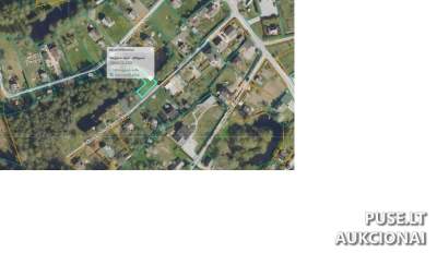 Žemės sklypas Telšiuose, Klevo Sodų g. 5 – 286 m², pradinė kaina 2 400 EUR