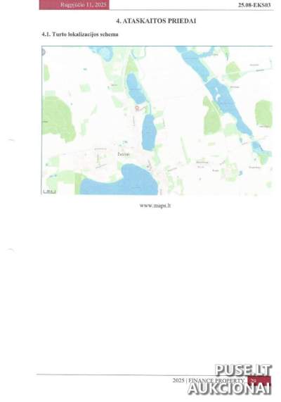 Parduodama pusė gyvenamojo namo Žasliuose, Čiobiškio g. 4 - pradinė kaina 5280 €