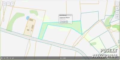 Žemės sklypas Ukmergės r. sav. (Meižėnuose) – pradinė kaina 1 375 EUR