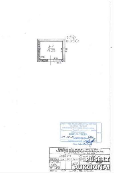 Nuomojamas dujų reguliavimo punktas Vilniuje, Pašto g. 19, 90 €/mėn — 11 m², 10 metų nuoma