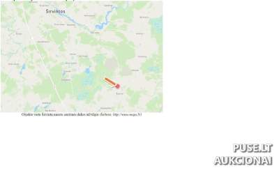 Žemės sklypas Šiaulių k., Širvintų r. – pradinė kaina 6 000 EUR