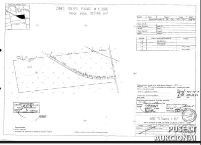Žemės sklypas Panevėžio rajone, Girelės k. – žemės ūkio paskirtis, pradinė kaina 6320 EUR