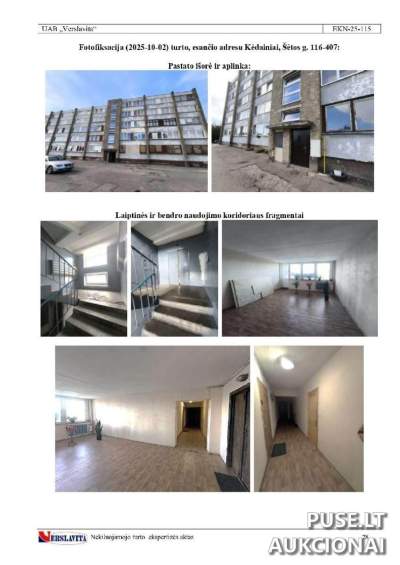 Butas Kėdainiuose, Šėtos g. 116 – pradinė kaina 10 960 EUR | Antstolių varžytynės