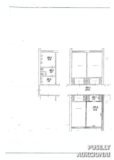 Kambarys parduodamas Vilniuje, Dariaus ir Girėno g. 11 – pradinė kaina 31 050 EUR