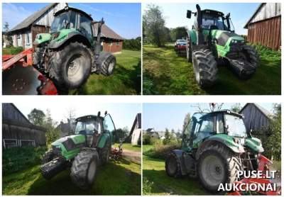 Ratinis traktorius Deutz-Fahr Agrotron 6150 Širvintuose - pradinė kaina 24678 EUR