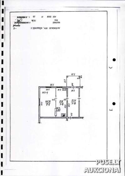 Butas Vilniuje, Ąžuolynės g. 7 - 10 210 EUR, 27,44 m², 1 kamb.