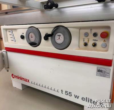 Frezavimo staklės MINIMAX T 55 Utenoje - pradinė kaina 3500 EUR