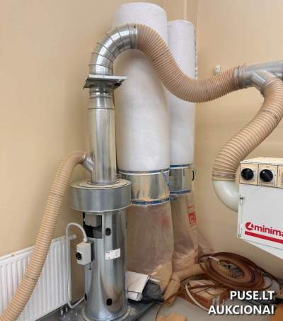 Drožlių nusiurbimo įrenginys Utenoje, Aukštaičių g. 5 – pradinė kaina 400 EUR