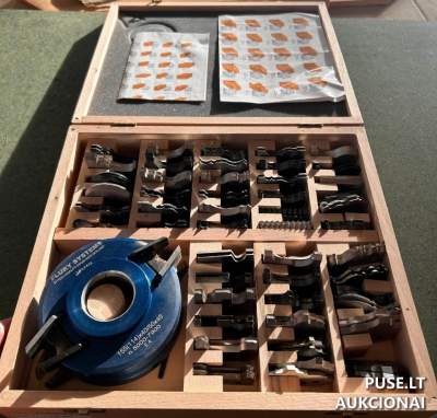 Frezavimo galva su peilių komplektu FLU-20 Utenoje – pradinė kaina 150 EUR