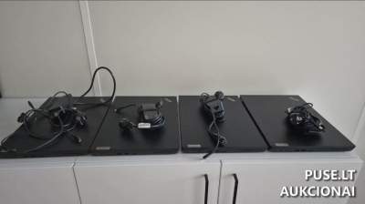 Parduodami nešiojamieji kompiuteriai Vilniuje (Naugarduko g. 98) — 5 vnt., pradinė kaina 830 EUR