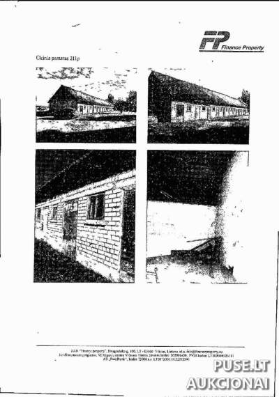 Ūkinis pastatas Kėdainiuose, Terespolio g. 7 – 1/14 dalis, 425 m², pradinė kaina 1200 EUR