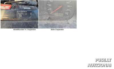 VW Transporter keleivinis automobilis Zarasuose - pradinė kaina 880 EUR