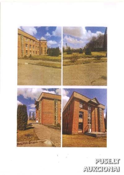 Administracinis pastatas Debeikiuose (Anykščių r.) – pradinė kaina 85 072 EUR