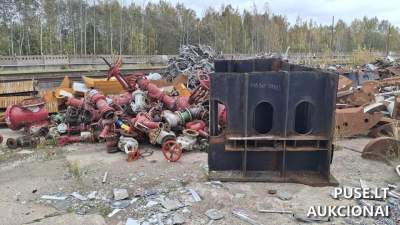 Juodojo metalo laužas su priemaišomis Visagine – 55 715 EUR, 192 t