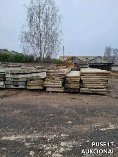 Šiauliuose: gelžbetoniniai gaminiai Energetikų g. 5 - plokštės, blokai, sijos | nuo 100 EUR