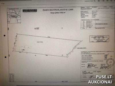 1/2 žemės sklypo dalis Lazdijų rajone, Mikyčių kaime, aukcionas nuo 6800 EUR