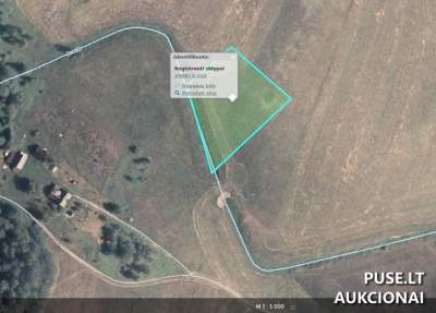 Žemės sklypas Druskininkuose, Diržų k. (0,29 ha) – pradinė kaina 344 EUR