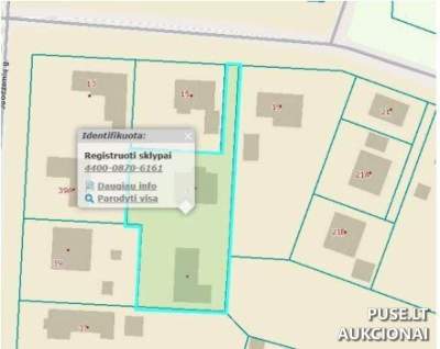 Žemės sklypas Klaipėdos rajone, Dirvelių g. 17 - 272 000 EUR (antstolių varžytynės)