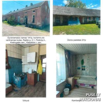 Parduodama gyvenamoji patalpa Klaipėdos rajone, Peskojų k., Rąžės g. 2 - 5530 EUR