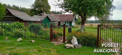 Gyvenamasis namas Mažųjų Sėlų k., Šalčininkuose – 3/32 dalis, pradinė kaina 1600 EUR